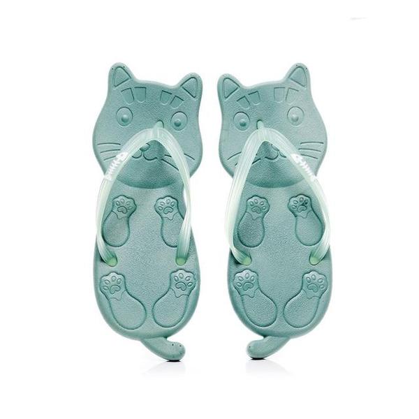 Cat Shaped Flip Flops