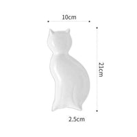 Thumbnail for Cat Silhouette Plate (Various Color)