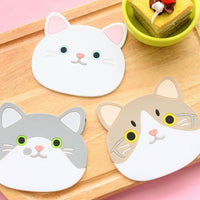 Thumbnail for Cat Silicone Coasters (Set of 5)