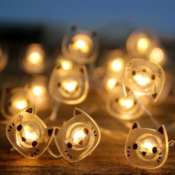 Cat String Lights (Set of 10)