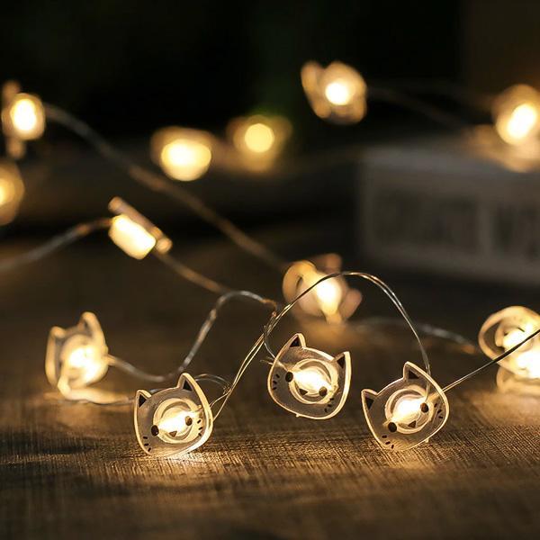 Cat String Lights (Set of 10)