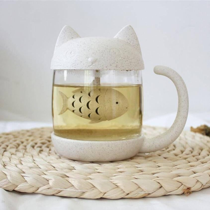 Kit-Tea Cat Tea Infuser PeekWise