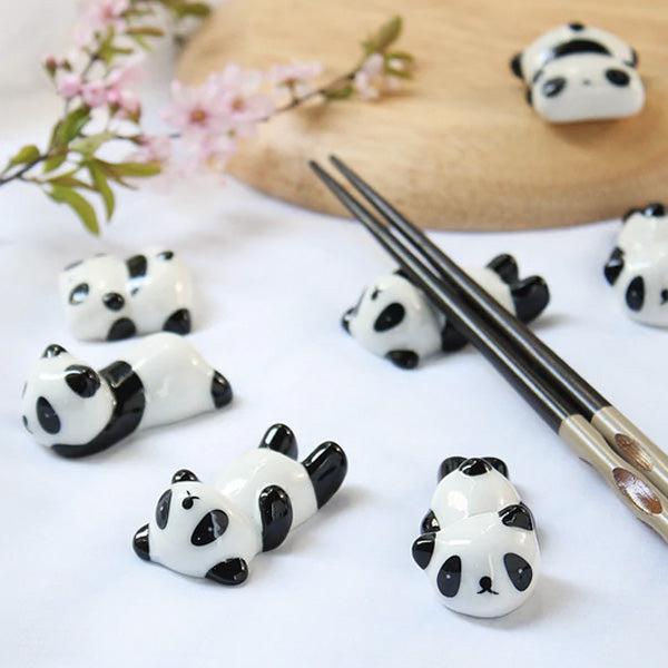 Ceramic Panda Paintbrush Chopsticks Holder