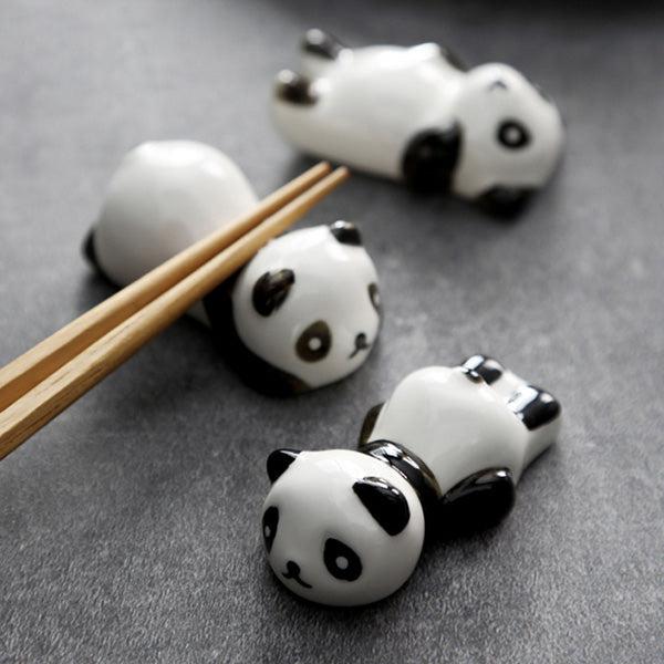 Ceramic Panda Paintbrush Chopsticks Holder