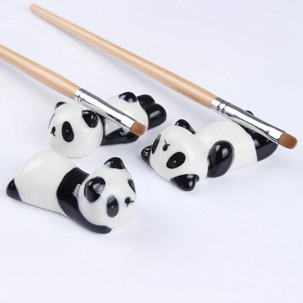 Ceramic Panda Paintbrush Chopsticks Holder