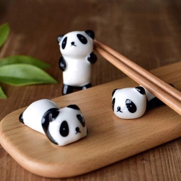 Ceramic Panda Paintbrush Chopsticks Holder