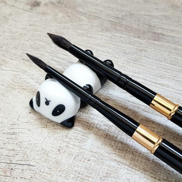 Ceramic Panda Paintbrush Chopsticks Holder