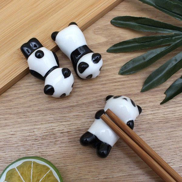 Ceramic Panda Paintbrush Chopsticks Holder