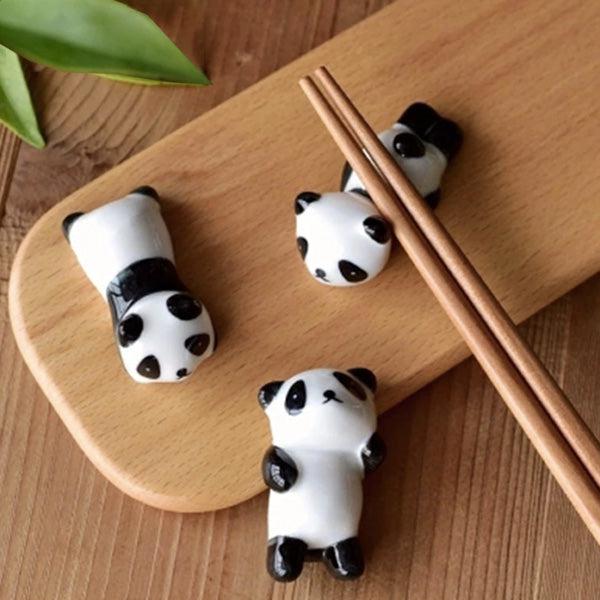 Ceramic Panda Paintbrush Chopsticks Holder