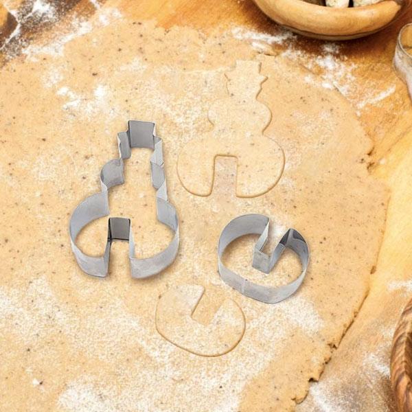 Christmas 3D Cookie Cutters (Set of 8)