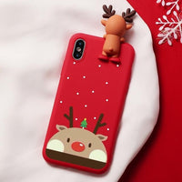 Thumbnail for Christmas 3D Cartoon Deer Phone Case - PeekWise