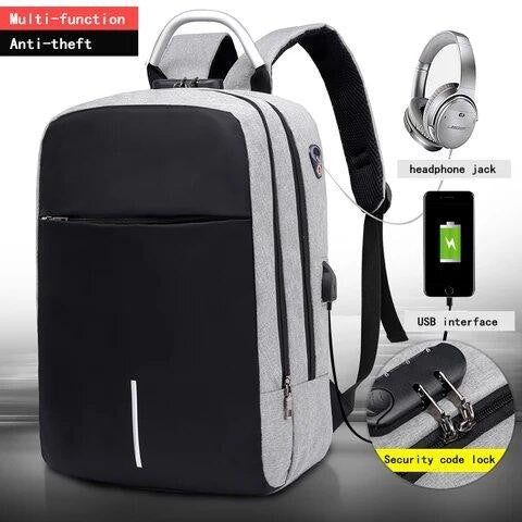 City Travel Anti-Theft Deluxe Backpack - PeekWise