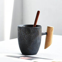 Thumbnail for Coarse Pottery Mug Wooden Handgrip PeekWise