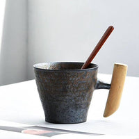 Thumbnail for Coarse Pottery Mug Wooden Handgrip PeekWise