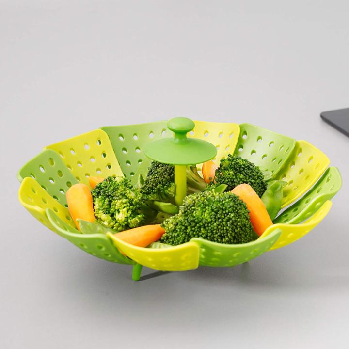 Collapsible Vegetable Steamer Basket PeekWise
