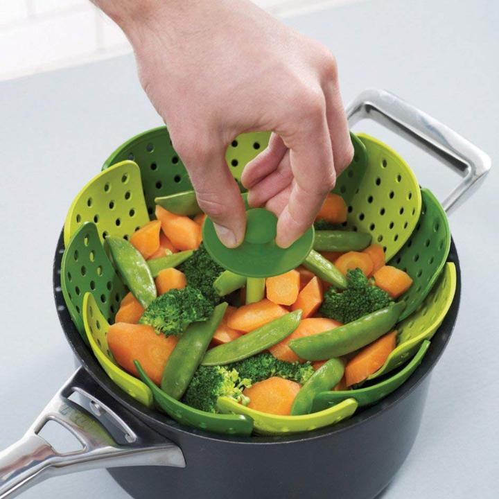 Collapsible Vegetable Steamer Basket PeekWise