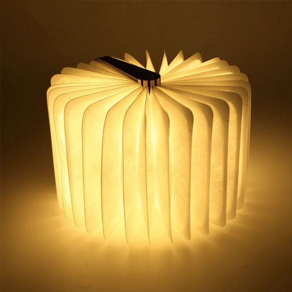 Collapsible LED Book Lamp