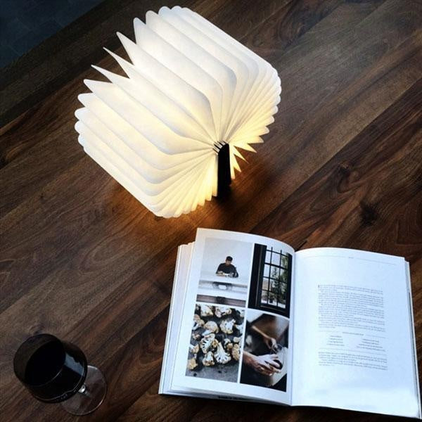 Collapsible LED Book Lamp