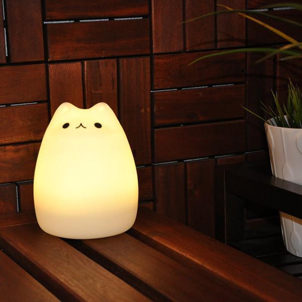 Color Change Cat Night Light