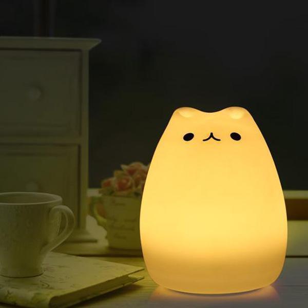 Color Change Cat Night Light