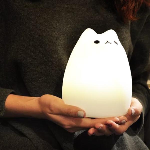 Color Change Cat Night Light