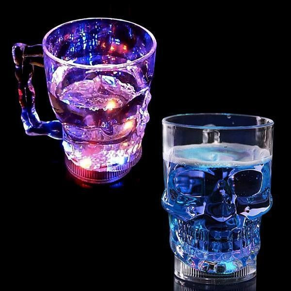 Color Change LED Skull Mug PeekWise