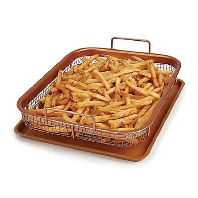 Copper Air Frying Baking Pan PeekWise