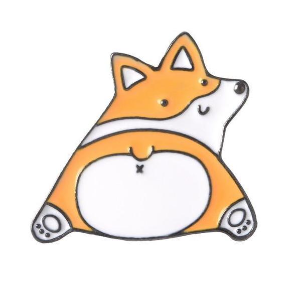 Corgi Butt Enamel Pin Brooch