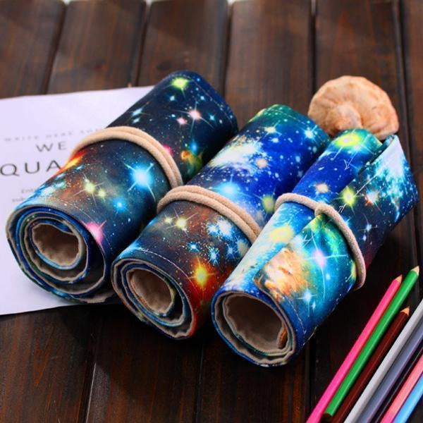 Cosmic Galaxy Roll Up Pencil Case