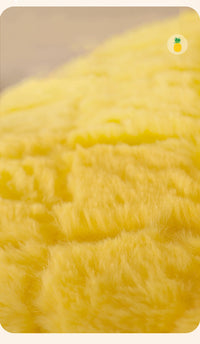 Thumbnail for Cozy Fleece-Quilted Pineapple Pet Bed