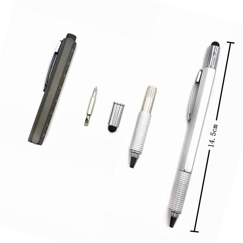 6-in-1 Multi-Function Tool Ballpoint Pen - PeekWise