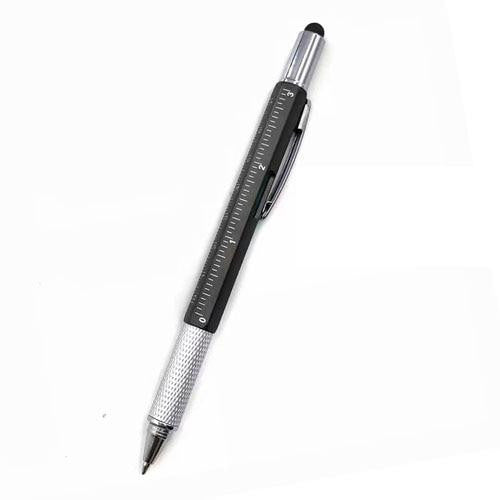 6-in-1 Multi-Function Tool Ballpoint Pen - PeekWise