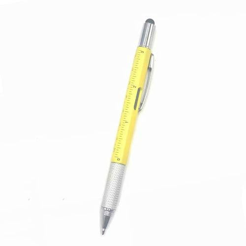 6-in-1 Multi-Function Tool Ballpoint Pen - PeekWise