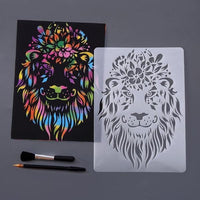 Thumbnail for Creative Stress Relieving Animal Coloring Art Stencils