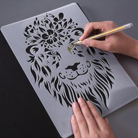 Thumbnail for Creative Stress Relieving Animal Coloring Art Stencils