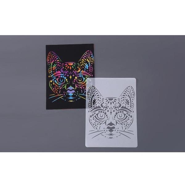 Creative Stress Relieving Animal Coloring Art Stencils