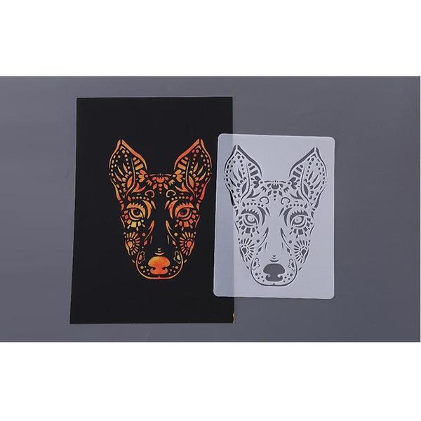 Creative Stress Relieving Animal Coloring Art Stencils