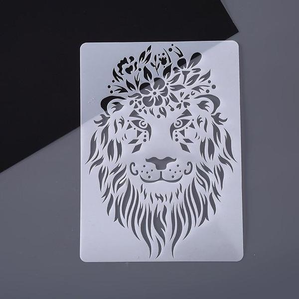 Creative Stress Relieving Animal Coloring Art Stencils