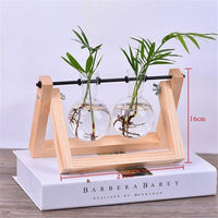 Thumbnail for Wooden Terrarium Desk Planter - PeekWise