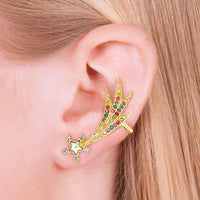 Thumbnail for Crystal Shooting Star Earring