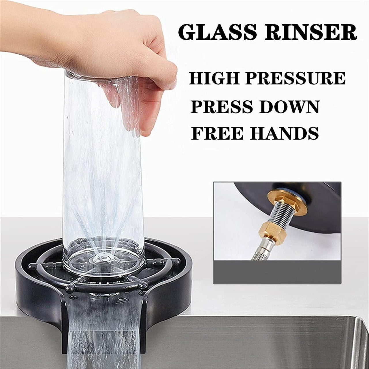 Glass Rinser Sink PeekWise