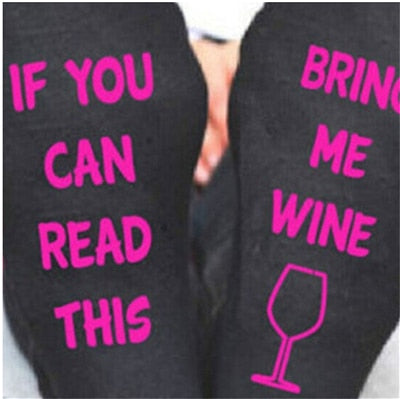 Bring Me Wine Socks - PeekWise