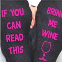 Thumbnail for Bring Me Wine Socks - PeekWise