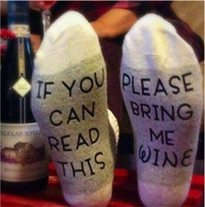 Bring Me Wine Socks - PeekWise