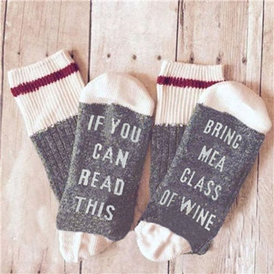 Bring Me Wine Socks - PeekWise