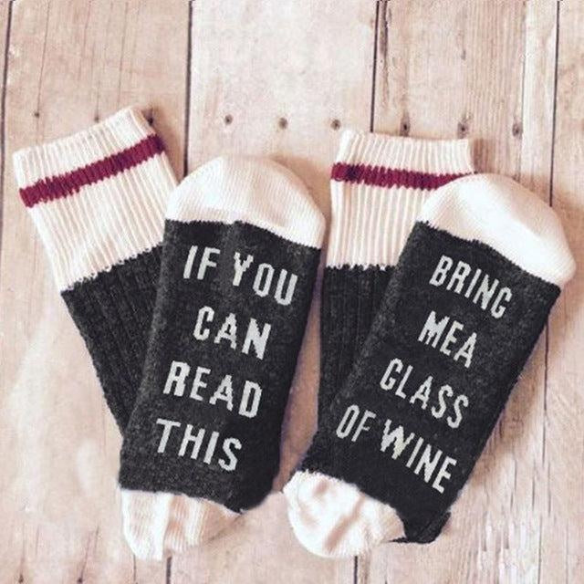 Bring Me Wine Socks - PeekWise