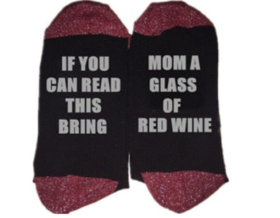 Bring Me Wine Socks - PeekWise