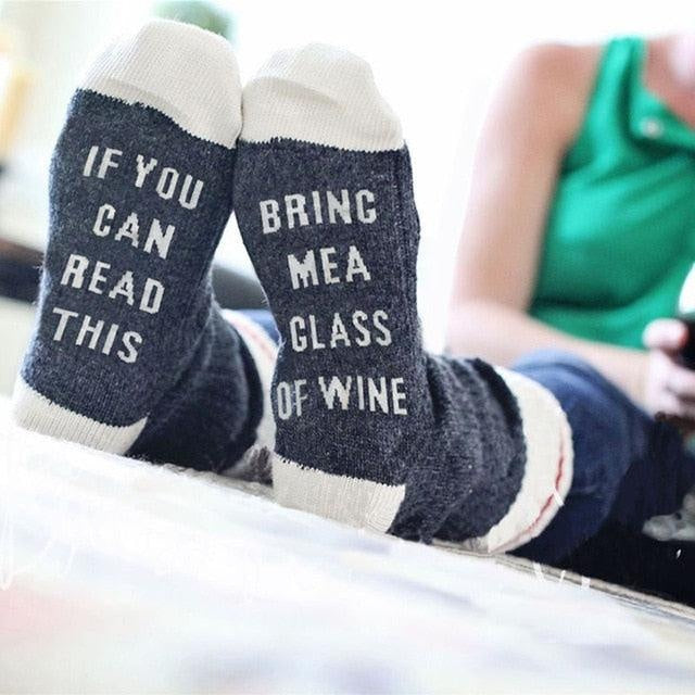 Bring Me Wine Socks - PeekWise