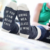 Thumbnail for Bring Me Wine Socks - PeekWise