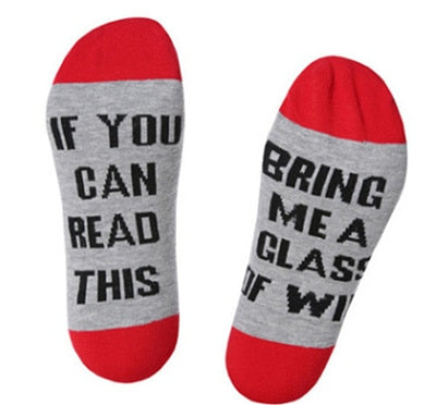 Bring Me Wine Socks - PeekWise